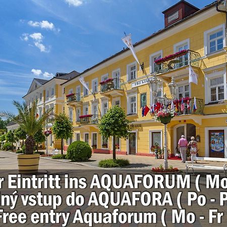 Františkovy Lázně Hotel Three Lilies Inkl Aquaforum מראה חיצוני תמונה