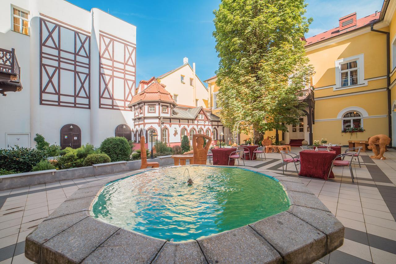 Františkovy Lázně Hotel Three Lilies Inkl Aquaforum מראה חיצוני תמונה